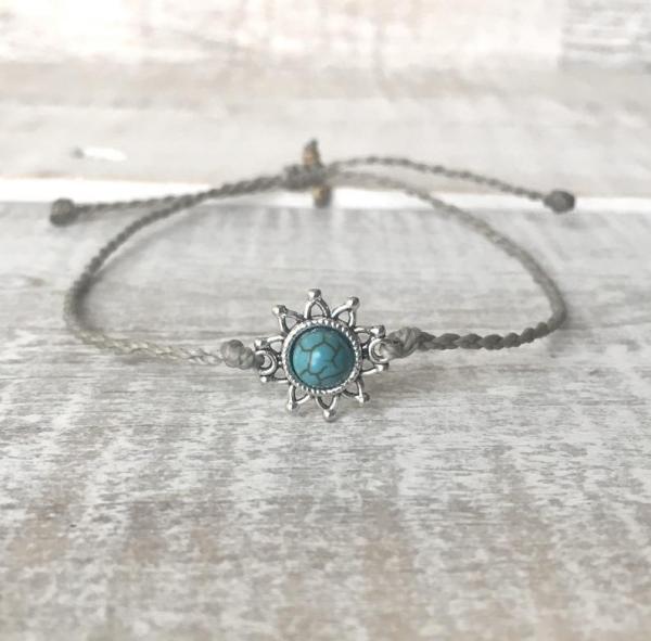 Turquoise Sun Beach Bracelet or Anklet picture