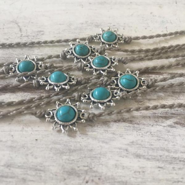 Turquoise Sun Beach Bracelet or Anklet picture