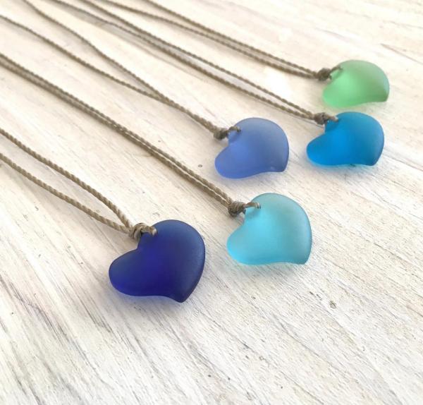 Sea Glass Heart Necklace