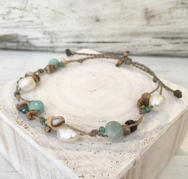 Natural Gemstone Princessa Bracelet or Anklet picture