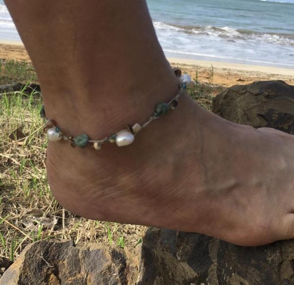 Natural Gemstone Princessa Bracelet or Anklet picture