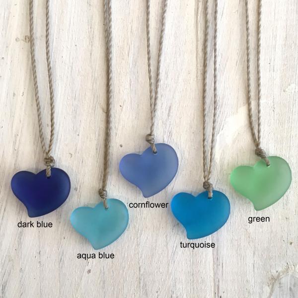 Sea Glass Heart Necklace picture