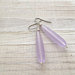 Long Teardrop Sea Glass Earrings picture