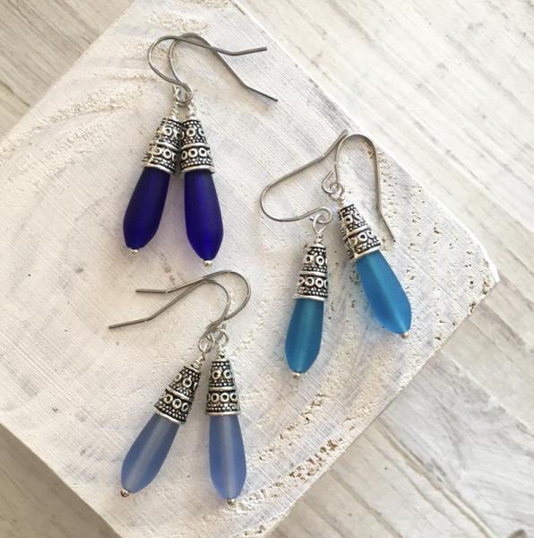 Costa Sea Glass Earrings picture