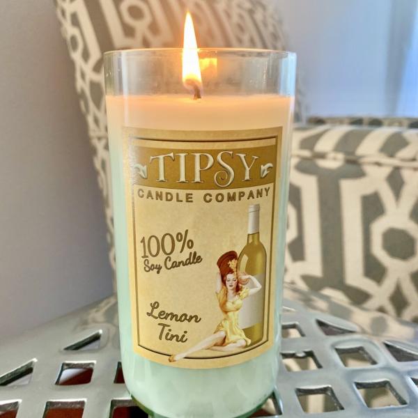 Lemon-Tini | Soy Wine Bottle Candle