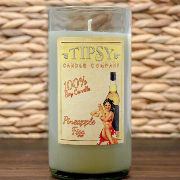 Pineapple Fiz | Soy Wine Bottle Candle