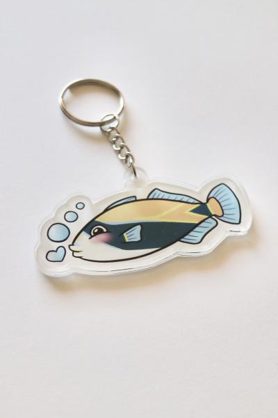 Humuhumu Single Sided Acrylic Charm Key Chain picture