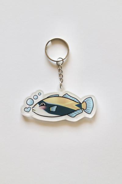 Humuhumu Single Sided Acrylic Charm Key Chain picture