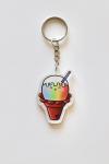 Shave Ice Single Sided Acrylic Charm Key Chain