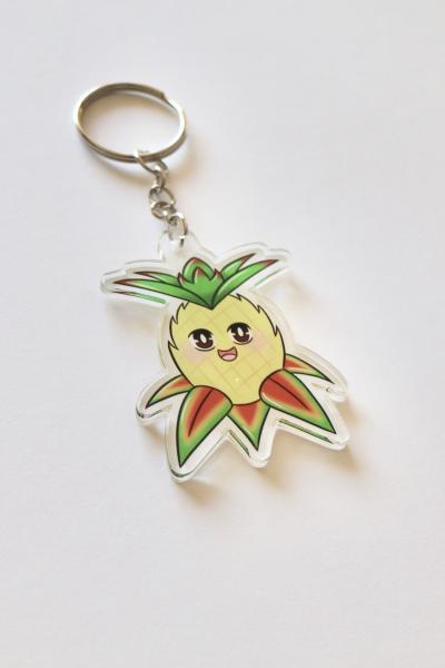 Pineapple Single Sided Acrylic Charm Key Chain picture