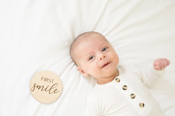 Baby's First Milestone Markers | Wood Photo Prop picture