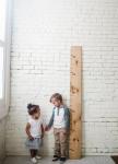 Golden Wheat: Wooden Growth Chart | Height Stick | Measuring