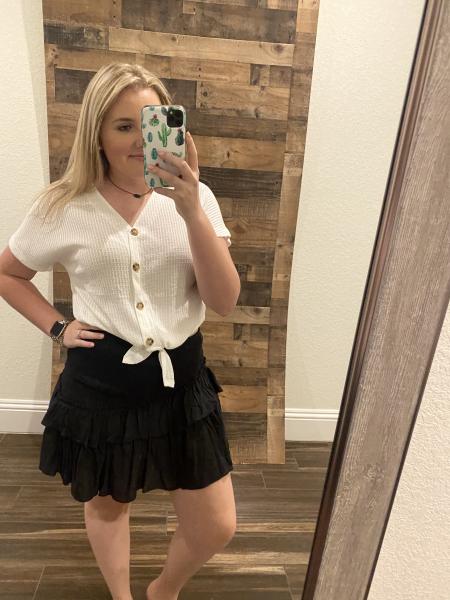 Black Date Night Skirt