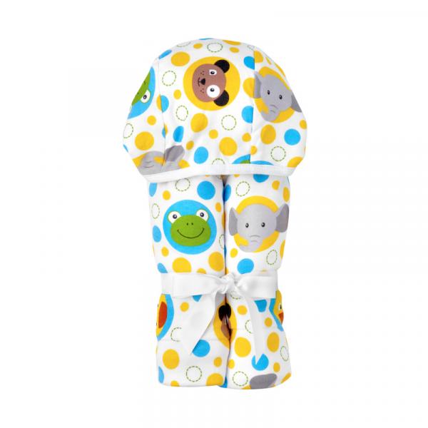 Animal baby hooded towel picture