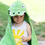 Alligator Hooded Towel