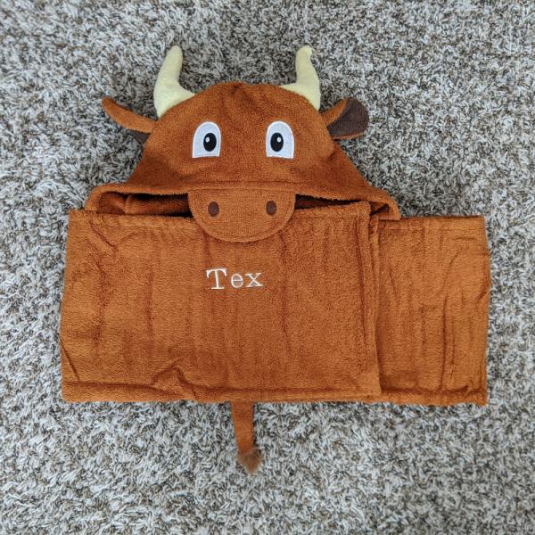 Longhorn Hooded Towel picture