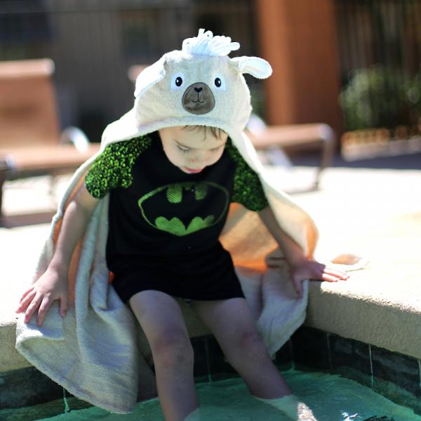 Llama Hooded Towel picture