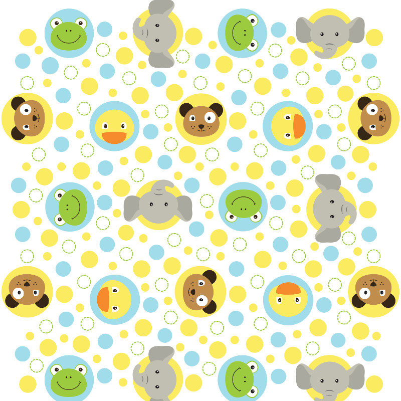 Baby Animal Swaddle blanket picture