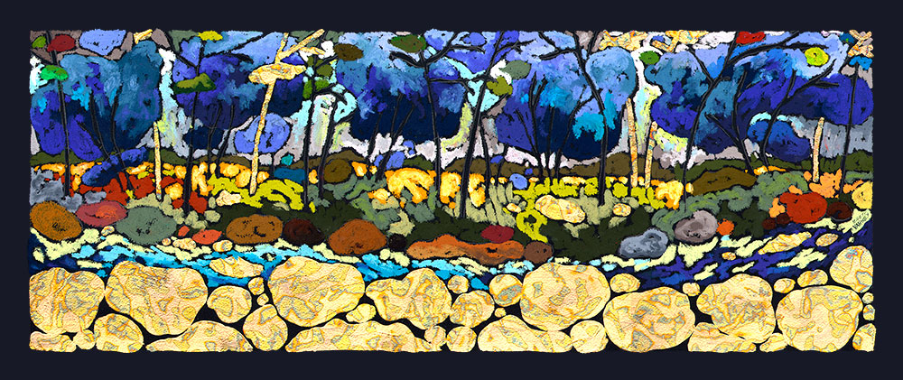 11x29 Giclee - Blue River picture