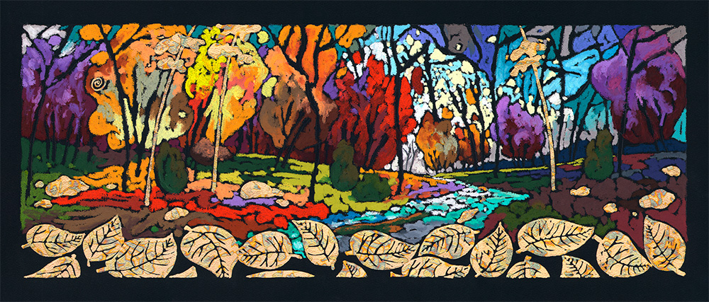 11x29 Giclee - Cathedral Grove