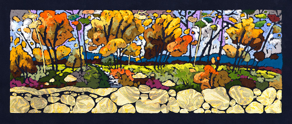 11x29 Giclee - Parkland Path