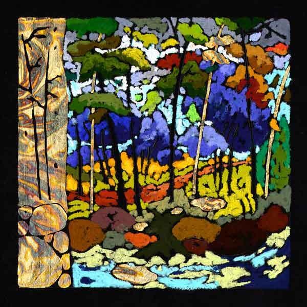 10x10 Giclee - Blue Woods