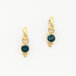 London Blue Topaz Earring Jackets in 14K Gold