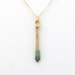 Bi-Color Tourmaline & Baby Meditation Crystal