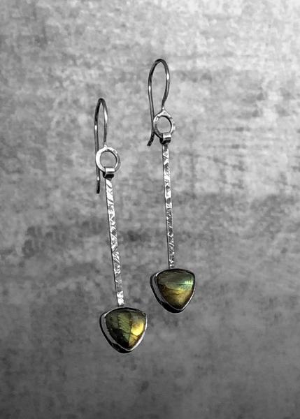 Labradorite earrings