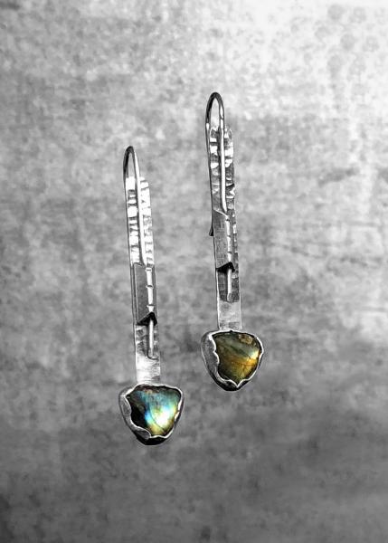 Labradorite earrings picture