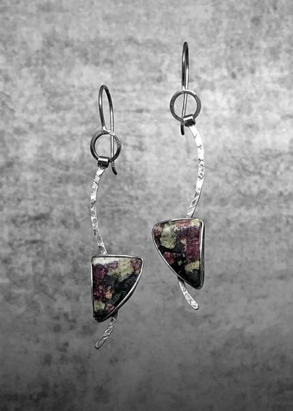 Eudialyte earrings