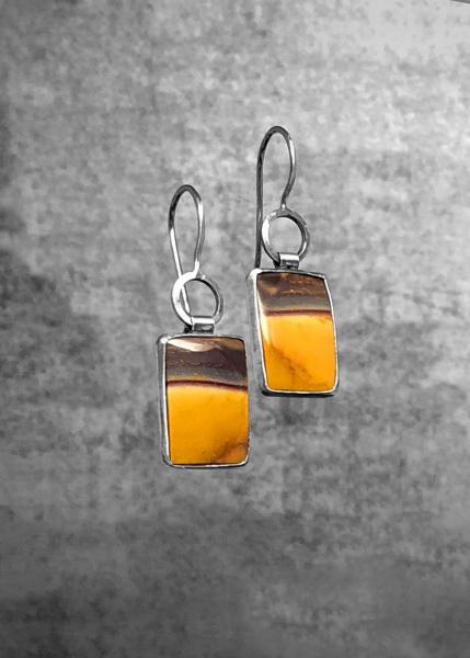 Mookaite jasper earrings picture