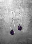 Amethyst earrings