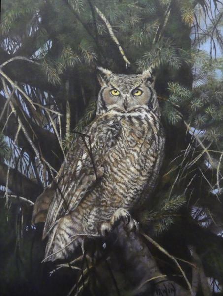 Lofty Perch by Linda Irwin Art