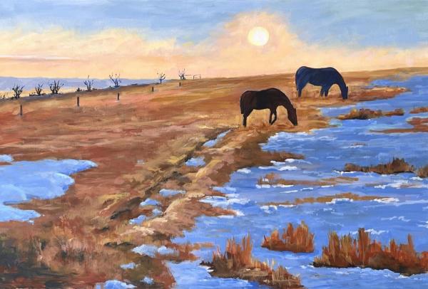 Happy Hour by Laurie Thompson Art