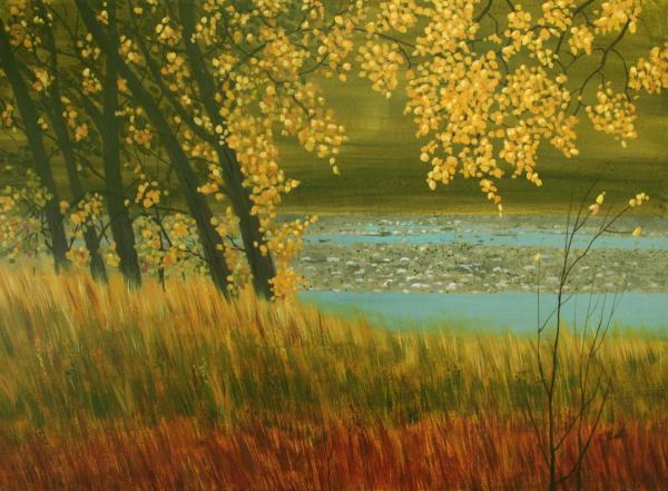 Riverside - Sunday Morning by Leading Edge Art Workshops