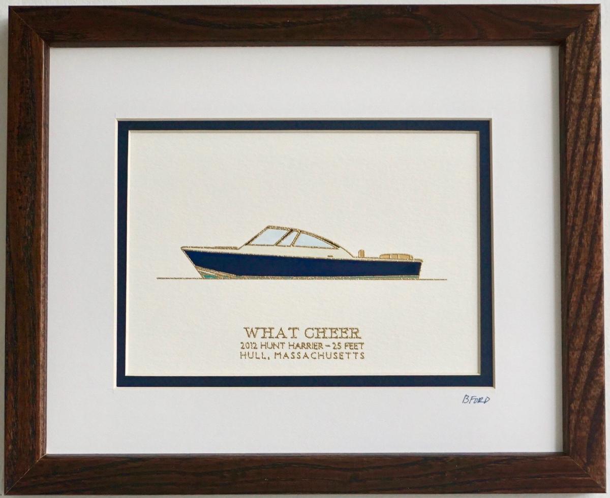 Painted Boat Portrait picture