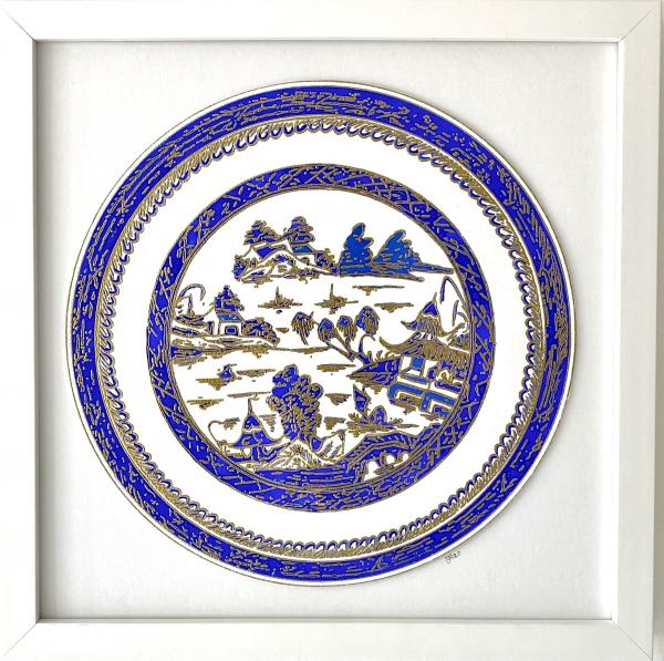 Japanese Blue Plate