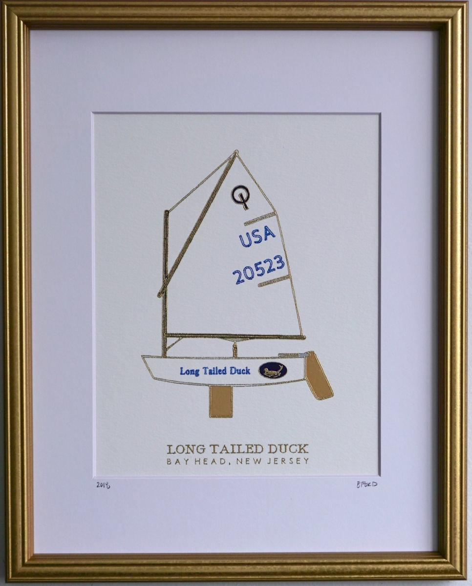 Painted Boat Portrait picture