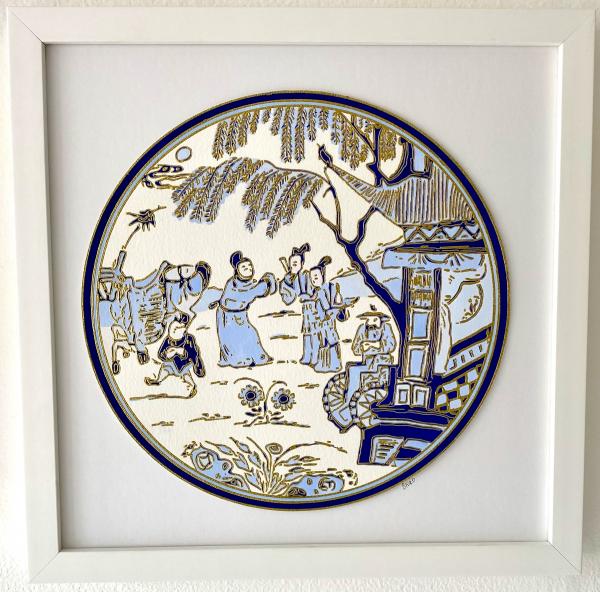 Blue Willow Plate picture