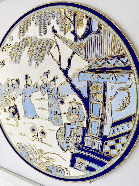 Blue Willow Plate picture