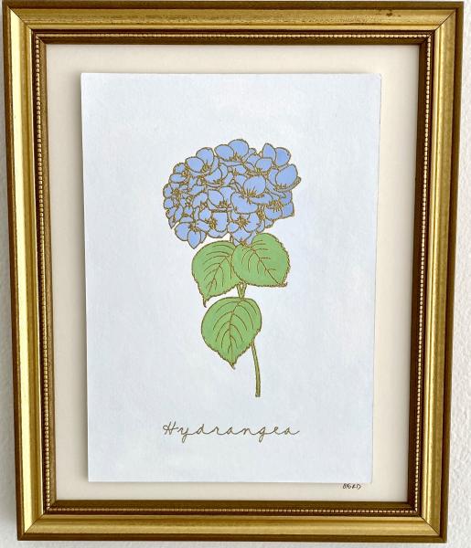 Hydrangea Blue 8x10