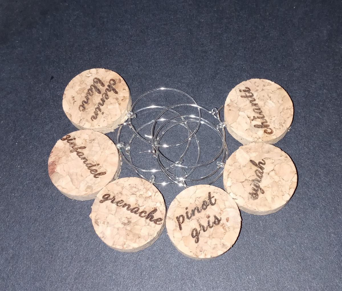 Wine Charms Set 1 - Wine Types picture