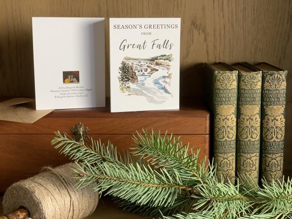 "Season's Greetings from Great Falls" picture