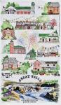 Great Falls Landmarks Collection Tea Towel