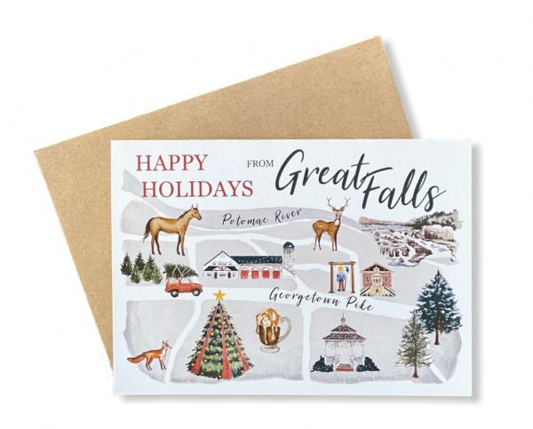 "Happy Holidays from Great Falls" picture