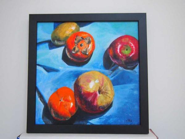 Persimmons, Apples & Kiwi picture