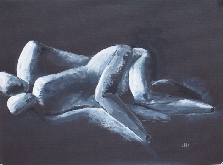 Reclining Couple - Painting picture