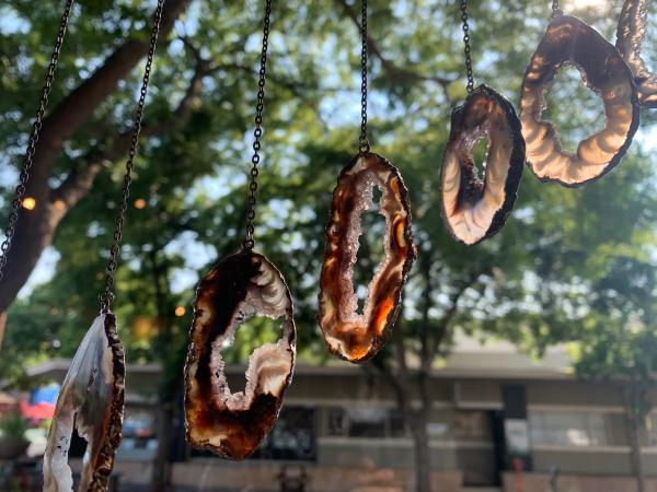 Geode Slice Window Art