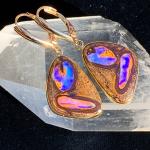 Australian Boulder Opal Earrings